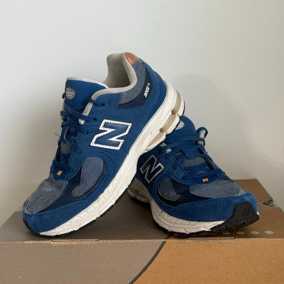 New Balance 2002 R ‘Blue Navy’ Preschool Kids Sneakers- SZ 3 Y - Picture 5 of 13